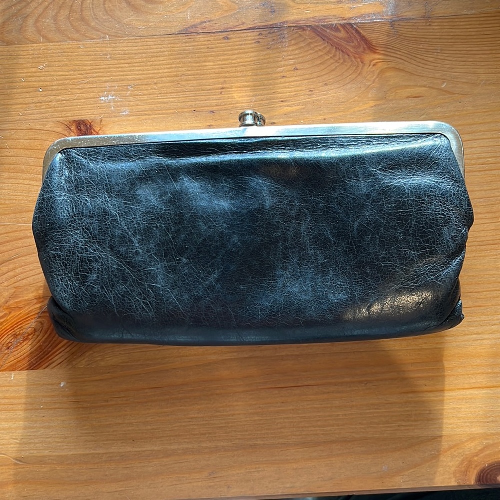HOBO Original Leather Lauren Double-Frame Clutch Wallet